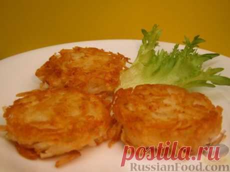 Рецепт: Хэшбраун - американские картофельные оладьи на RussianFood.com