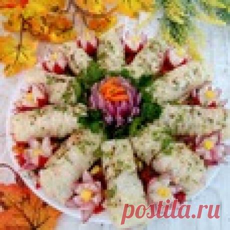 Салат-закуска в пекинской капусте Кулинарный рецепт
