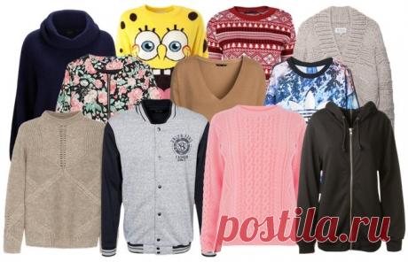 Кардиган, свитер, джемпер, свитшот, худи, бомбер В чем разница?