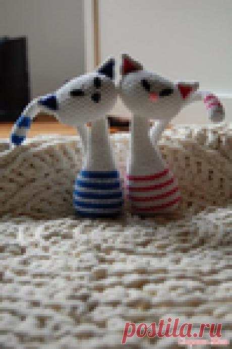 Кошечка-японка вязаная крючком. Описание