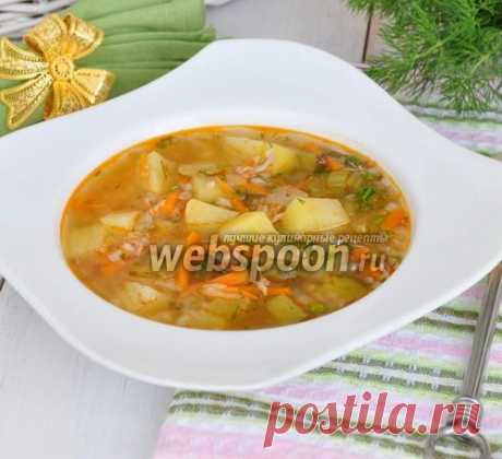 Рассольник с гречкой