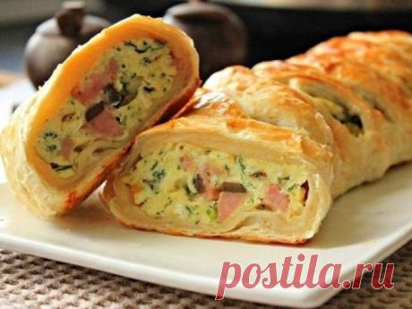 Вкусный завтрак. Это просто. Яичница в рукаве