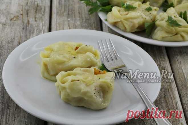 Манты с тыквой и картошкой, пошаговый рецепт с фото