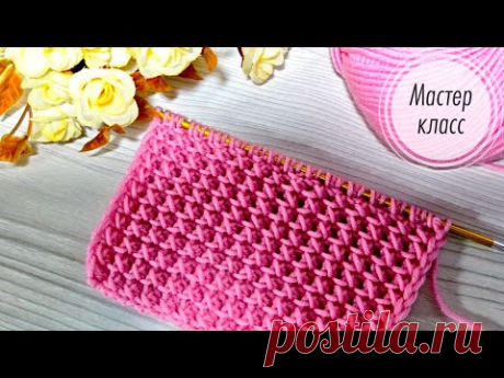 🌸МНОГОГРАННОЕ ЧУДО!🌿 Используется с ДВУХ СТОРОН!🥰 Knitting patterns