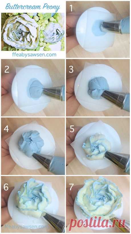 buttercream peony piping tutorial - ffeabysawsen.com