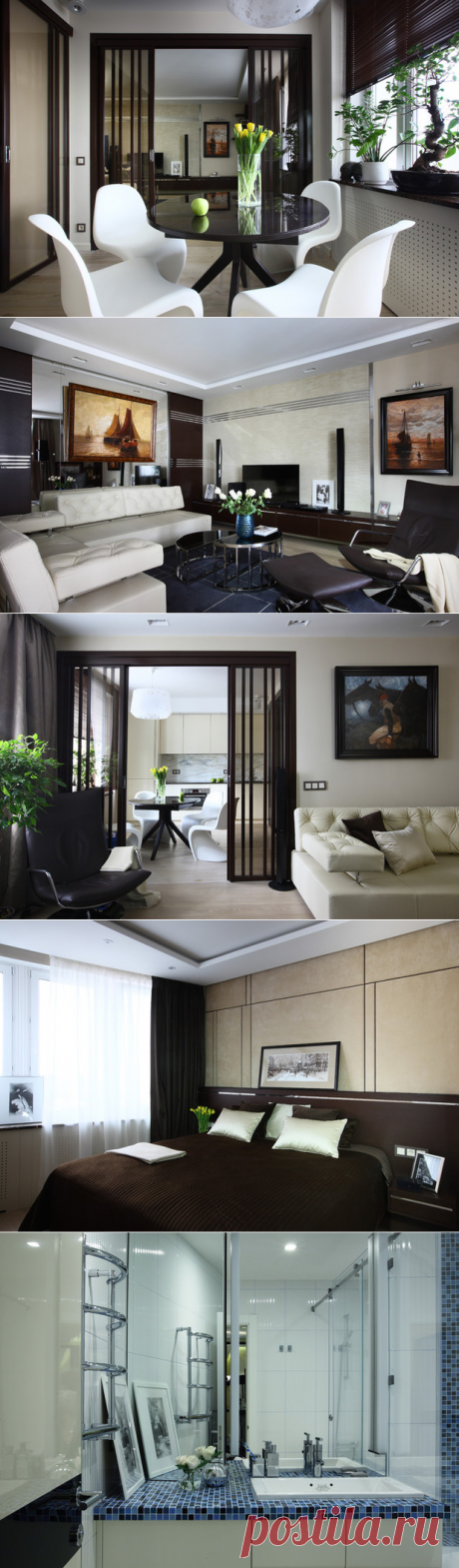 Мужской интерьер современной городской квартиры