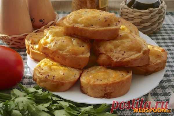 Гренки по-валлийски | Рецепт гренок с фото | Гренки с сыром | Гренки в духовке на Webspoon.ru
