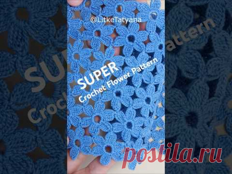 Super Pattern Crochet lace Florian #crochet #litketatyana #laceflorian #вязаниекрючком #tutorial