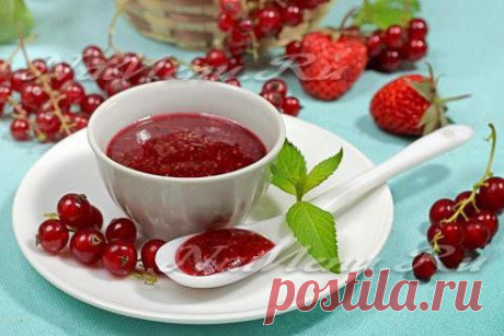 Джем из красной смородины и клубники - прочитайте по нашей ссылке как сварить вкусный джем https://namenu.ru/3767/Dzhem_iz_krasnoj_smorodiny_i_klubniki/