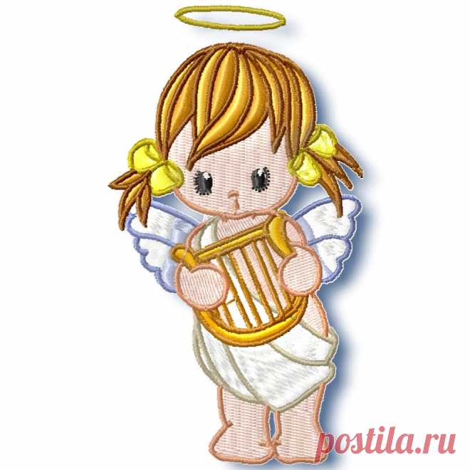 Baby Angels Machine Embroidery ⋆ Pamela's Embroidery