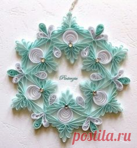 Quilled Snowflake by Pinterzsu on DeviantArt