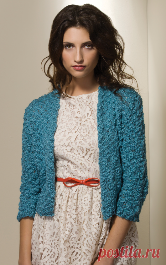 Жакет с эффектом букле | ДОМОСЕДКА