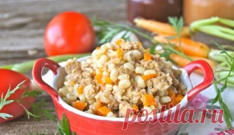 Перловая каша с фаршем: сытное второе блюдо