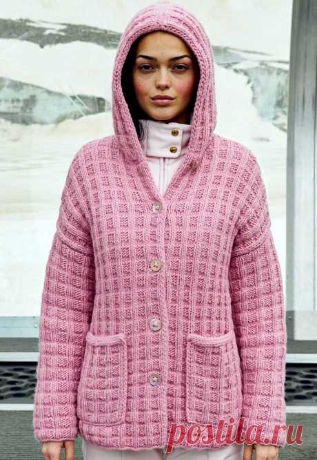 Кардиган. Спицы.