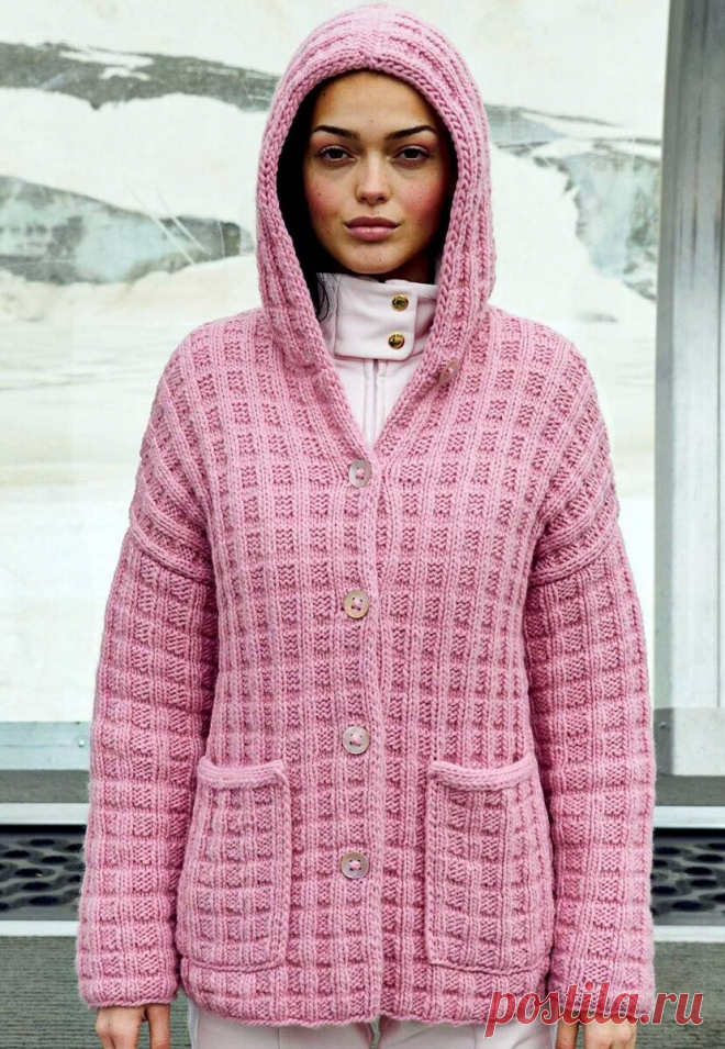 Кардиган. Спицы.
