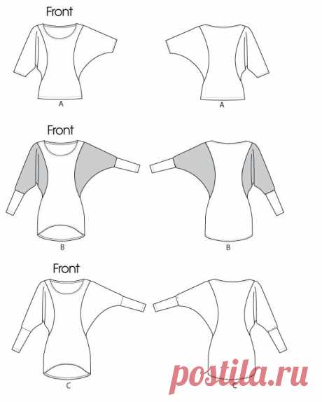 V8771 | промахов 'Лучшие | Топы / Туники | Vogue Patterns