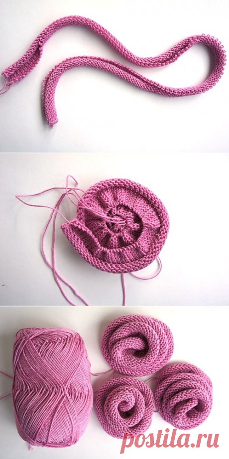 Как просто связать розочку - Ярмарка Мастеров - ручная работа, handmade
