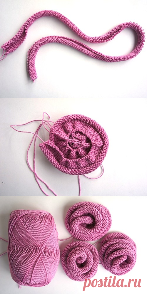 Как просто связать розочку - Ярмарка Мастеров - ручная работа, handmade