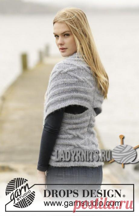 Вязание накидки Infinity («Бесконечность») от Дропс