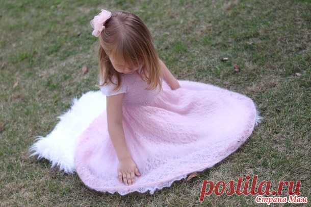 *Описание ажурного платья спицами Fairy Lace с элементами обучения (платное описание). - Ярмарка СМ - Страна Мам