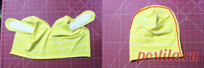 Nähanleitung Beanie mit Schlappohren für Kinder