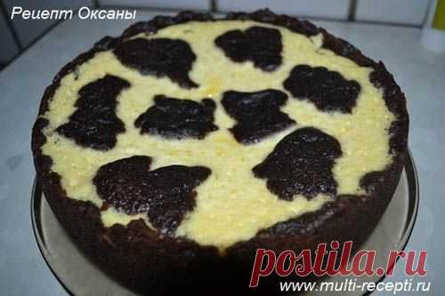 Пирог "Буренка" в мультиварке | Рецепты для мультиварки от Марии Шнайдер