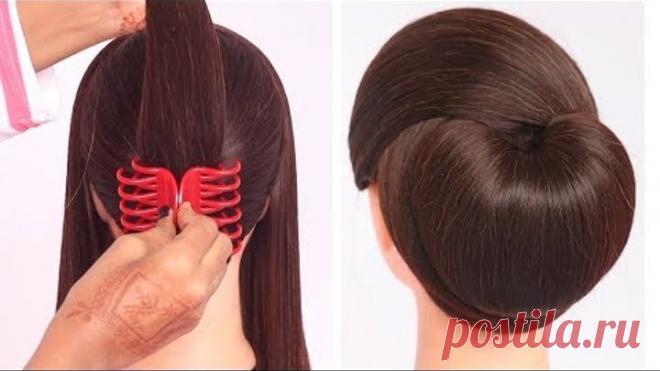 very easy hairstyle with using clutcher | try on hairstyle | simple hairstyles | clutcher hairstyle