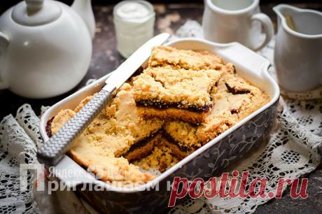 Насыпать и испечь — быстрый насыпной пирог с вареньем всего из 5 ингредиентов | Приглашаем к столу | Яндекс Дзен