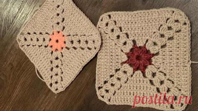 ВЯЖЕМ ВМЕСТЕ КОВРИК КРЮЧКОМ. БАБУШКИН КВАДРАТ