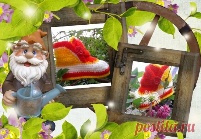 Пинетки крючком