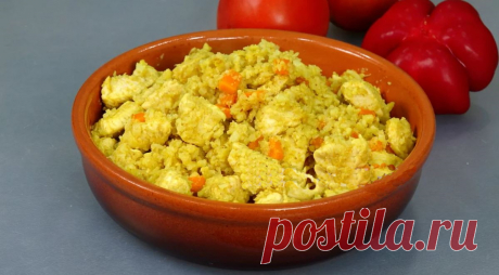"Плов" из цветной капусты. Неожиданно вкусно