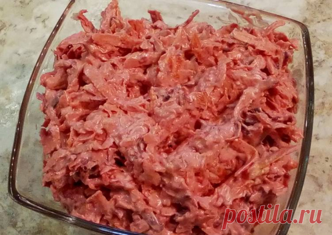 Салат с редькой, морковью и свеклой Автор рецепта Ольга - Cookpad