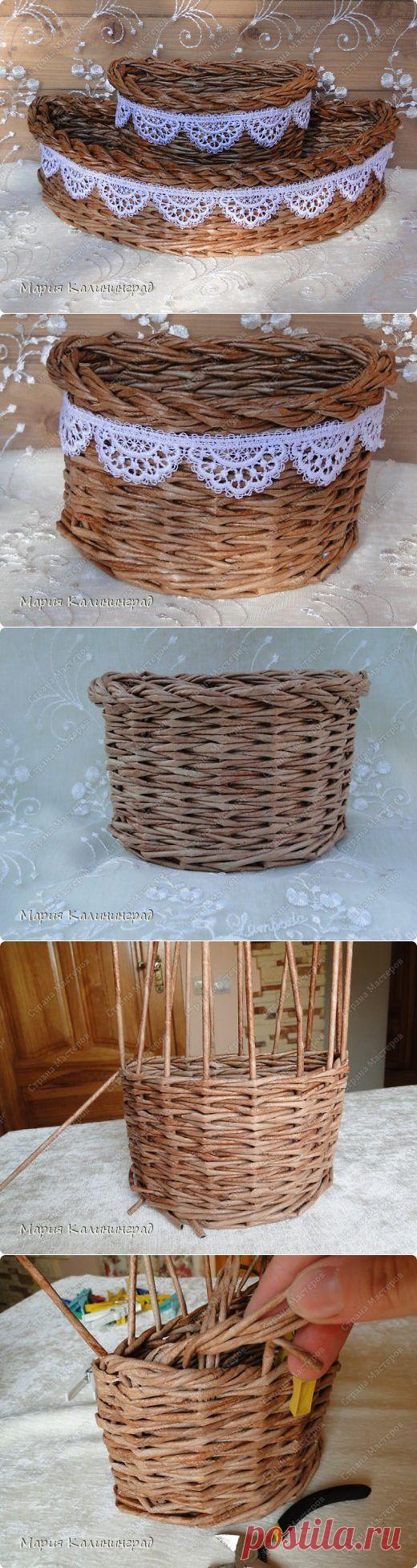 Итальянская загибка мк. Плетение из бумаги.