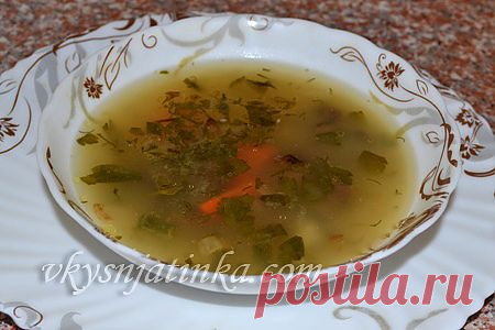 Грибной суп из замороженных грибов - рецепт с фото