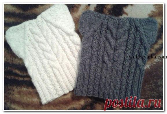 Модные женские шапки с ушками. Вязаные шапки 2019 схемы