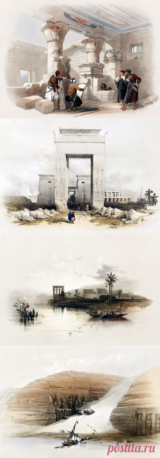 Святая Земля. Литографии Луиса Хэйга (Louis Haghe) по рисункам Дэвида Робертса (David Roberts). Часть 5.