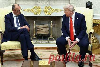 Мерц подарил Трампу свидетельство о рождении его деда