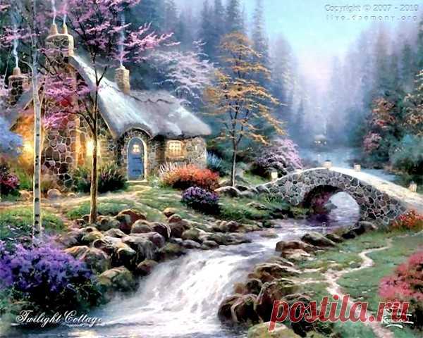 живопись Thomas Kinkade - 69 фото. Фотографии Валентин Иванов.