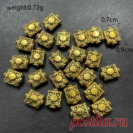 Трехцветная магнитная перфорированная прокладка из красной меди для изготовления ювелирных изделий | AliExpress