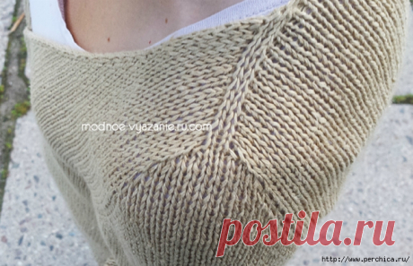 Метод Contiguous set in sleeves - иммитация вшивного рукава