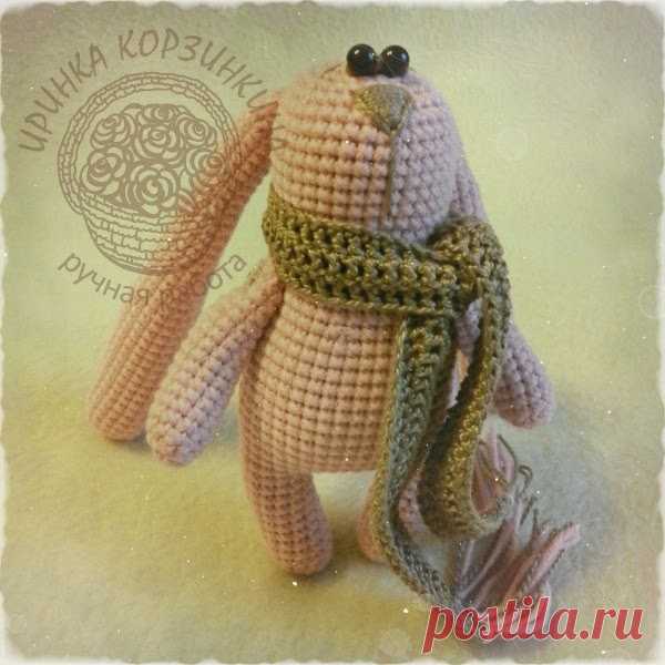 Мастерская Иринки Корзинкиной: Карманный зайка, мастер-класс...