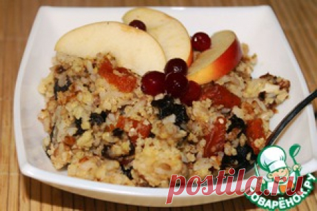 Каша сборная десертная - кулинарный рецепт
