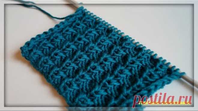 УЗОР СПИЦАМИ для ЖЕНСКОГО СВИТЕРА, ШАПКИ, БЕРЕТА. ВЯЗАНИЕ СПИЦАМИ. УЗОРЫ.