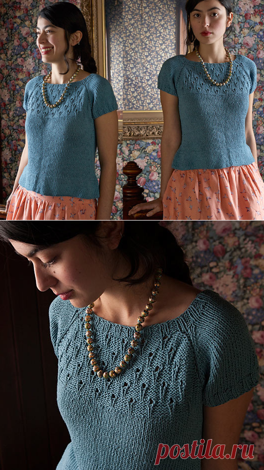 Вязаный летний топ Aphelion | ДОМОСЕДКА