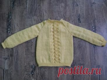 Crochet openwork sweater free pattern