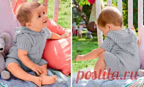 Комбинезон с капюшоном | knitt.net | Все о вязании