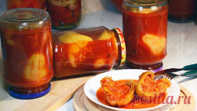 Изумительная ВКУСНОТА на ЗИМУ!!! И мяса не надо! Болгарский ПЕРЕЦ ФАРШИРОВАННЫЙ ОВОЩАМИ По-Болгарски — Кулинарная книга - рецепты с фото