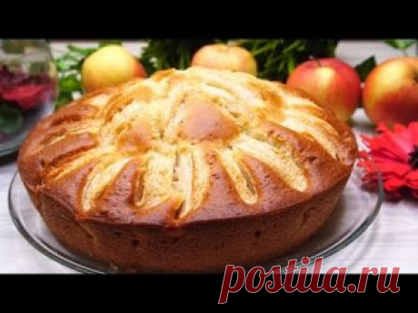 Сочный Пирог на кефире за 9 минут + время на выпечку