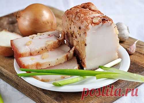 Сало в луковой шелухе - рецепт с пошаговыми фото / Меню недели