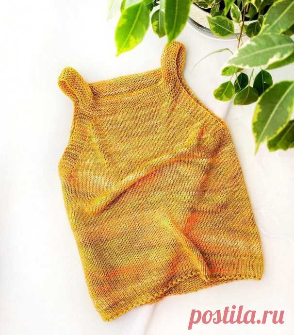 Описание маечки из  Lana Gatto malibu спицами Маечка связана из пряжи Lana Gatto malibu (100г/300м,100%вискоза), на размер 110 ушел 1 моток, спицы круговые N4, плотность 23п/32р в 10 см. (можно вязать из любой другой пряжи с летним составом при условии попадания в плотность).Набрать 140+1п 